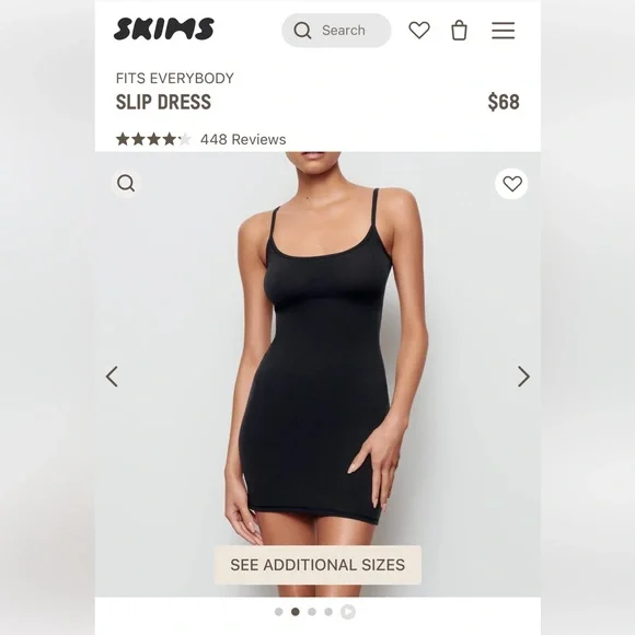 SKIMS | Dresses | Skims Fits Everybody Slip Dress Size Small Shade Onyxblack | Poshmark SKIMS | Dresses | Skims Fits Everybody Slip Dress Size Small Shade Onyxblack | Poshmark